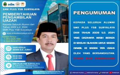 PEMBERITAHUAN PENGAMBILAN IJAZAH